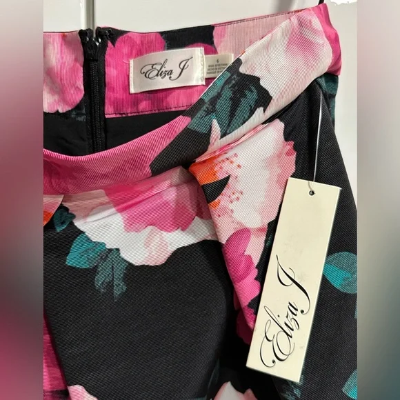 Eliza J Floral Maxi Skirt size 6 - Picture 4 of 6
